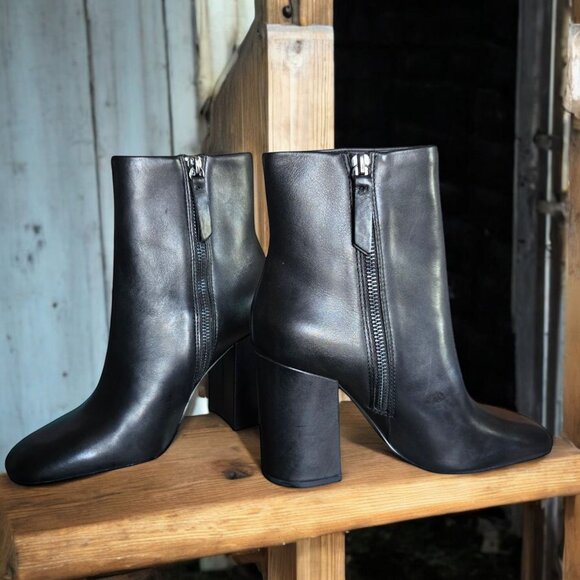 NWOB ASH JADE ( 37- 6.5-7 ) Black Butter Smooth Calfskin Exterior Ankle … - Picture 4 of 14